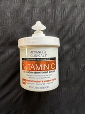 Advanced Clinicals, Vitamin C, Advanced Brightening Cream, 16 oz (454 g)