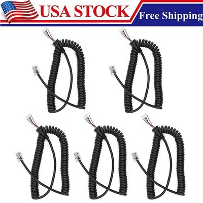 5* Microphone Cable for Yeasu FT-2980 FT-2980R FT-3000 FT-3000M FT-3100 FT-3100R