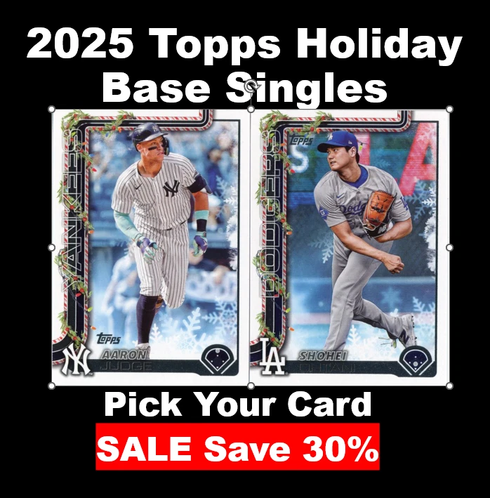 2025 Topps Holiday Baseball Base Cards #H1-H200 | You Pick | Complete Your Set - Image 3 of 3