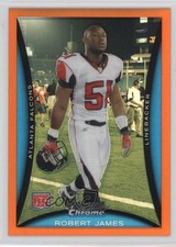 2008 Bowman Chrome Orange Refractor 5/25 Robert James #BC38 0dk