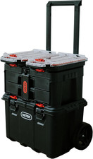 Keter Stack N Rolling Tool Box Modular Storag...