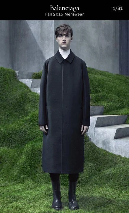 Balenciaga Trench Cappotto Alessandro Un Periodo