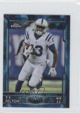 2015 Topps Chrome Mini Hot Box Blue Diamond Refractor TY Hilton #43 0a1