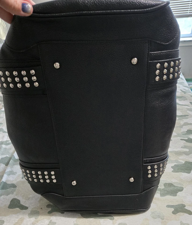 Bolso Evie grande Lux de Ville negro mate Foto 4 de 4