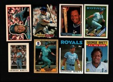 George Brett 1986 1987 1988 1991  1992 1994 Topps Stadium club  Baseball Cards
