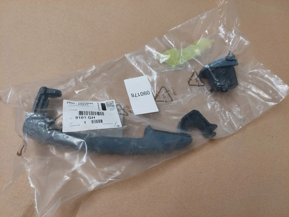 Peugeot Partner Mk2 Front Rear Exterior Door Handle 9101GH 2008 Mk1 Genuine NEW — 第 2/4 张图片