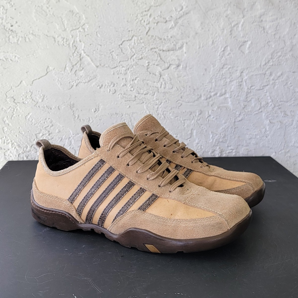 STEVE MADDEN Styxx Vintage Y2K Rare Mens Leather Casual 