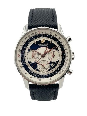 Breitling 38mm Navitimer Montbrillant A41370 Chronograph Steel Automatic Date