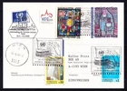 Vereinte Nationen Wien  2000  Sonderkarte Hundertwasser mit Sonderstempel WIPA