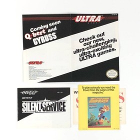 [] Nordamerikanische Version Famicom NES Silent Service / Silent Service mit Box