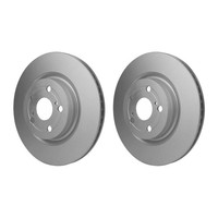 2 Bremsscheiben InnenbelüFtet Ø 55 Mm 22 Mm Hella Passend FüR U.A. Mazda 2