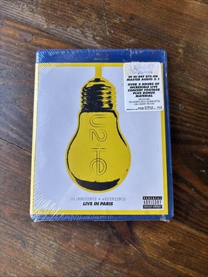 U2 Innocence Experience Live in Paris Blu-ray Disc Sealed Rare Vtg