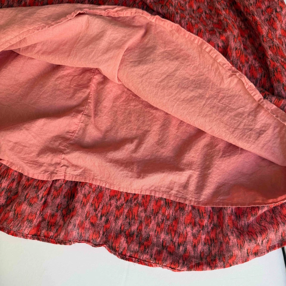 Maxi Vestido Joie XL Algodón Boho Campesino Cottagecore Indie Costero Hecho en India Foto 2 de 4