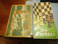 Beau lot  très anciens jeux-l'oie-Ne vous fâchez pas-pions numérotés+Echecs vide