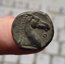 14 ~ Zeugitane - Carthage - Shekel où Unité de bronze Tanit Cheval - 5,52g