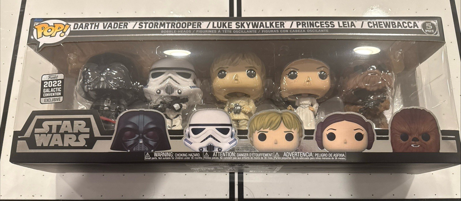 Funko Pop Star Wars Galactic Convention 2022 Exclusive 5-Pac