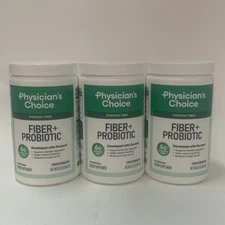 3x Physician's CHOICE Fiber and Probiotic Powder - 8.7 oz