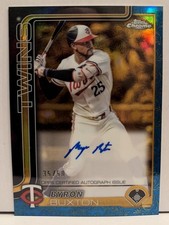 2025 Topps Gilded Byron Buxton Chrome Blue Gold Refractor /50 Twins