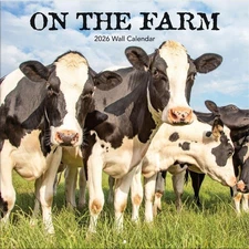 On The Farm Photo Wall Calendar 12x12 Inch Farmhouse Decor Planner Organizer