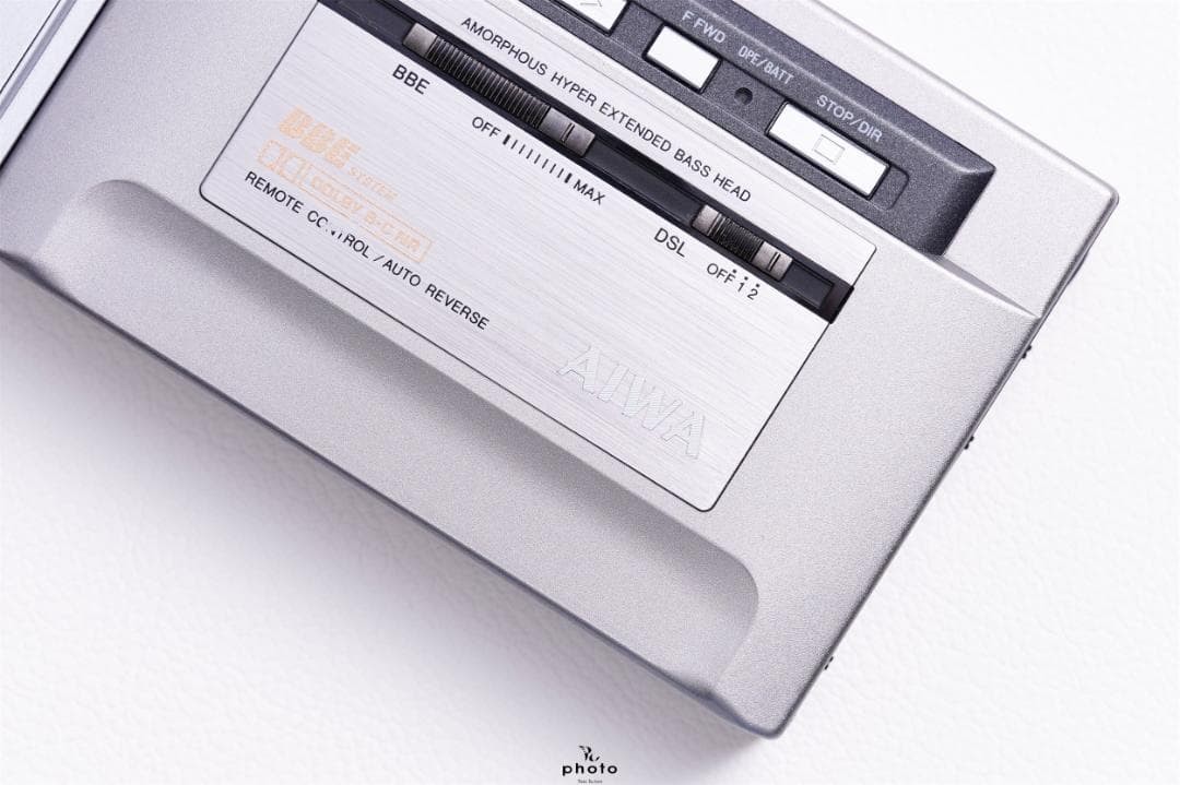 AIWA カセットプレーヤー 名機 高音質 HS-PX50 シルバー Aiwa Cassette Player Famous Machine High Sound Quality Hs-Px50
