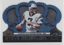 2001 Pacific Crown Royale Platinum Blue 30/75 Steve Beuerlein #25 0q3