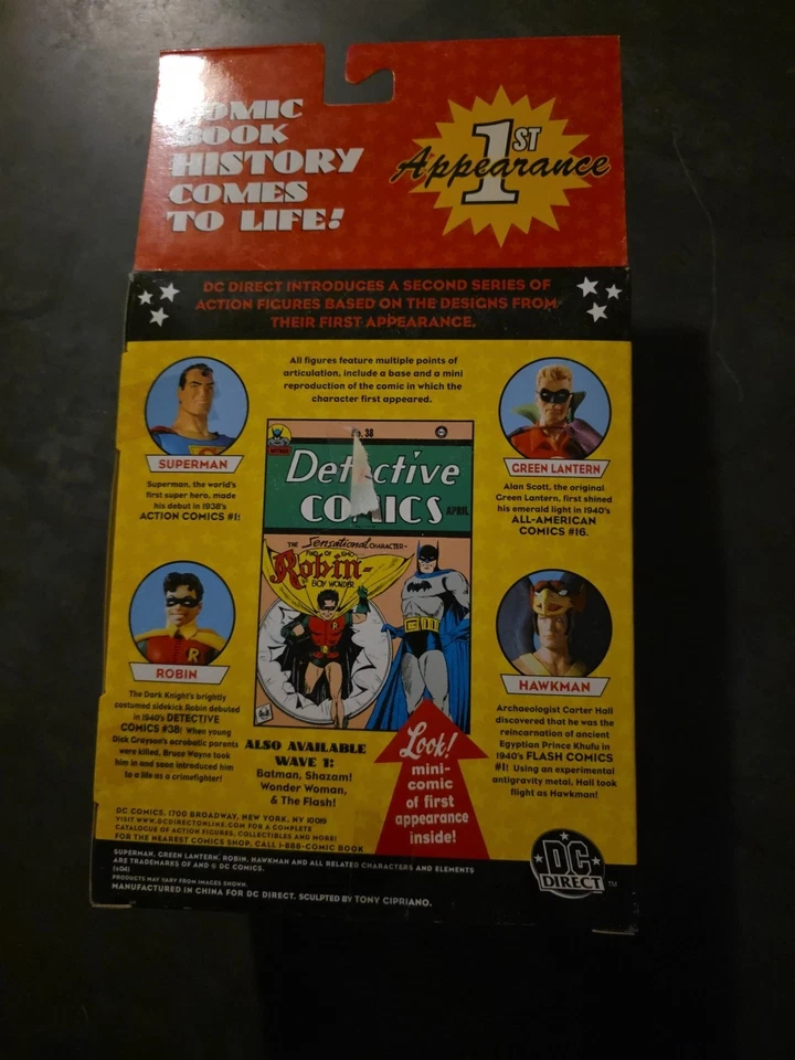 Figura de acción DC Direct primera aparición Robin Detective Comics 38 NUEVA Foto 2 de 2