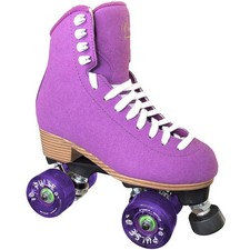 Jackson Vista Viper Nylon Outdoor Quad Roller Skates Purple Womens Size 6
