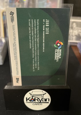 2023 Topps World Baseball Classic Global Stars WBC Juan Soto