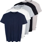 Kitaro T-Shirt Short Sleeve Crew Neck Base Solid Color Cotton Plus Size