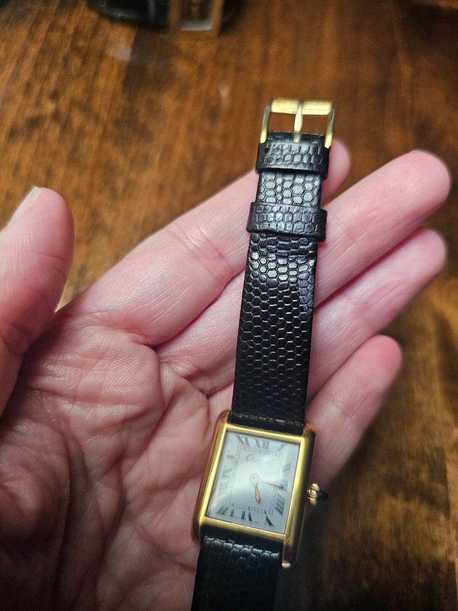 Cartier women 2712 ELECTROPLATED 18K GOLD | eBay