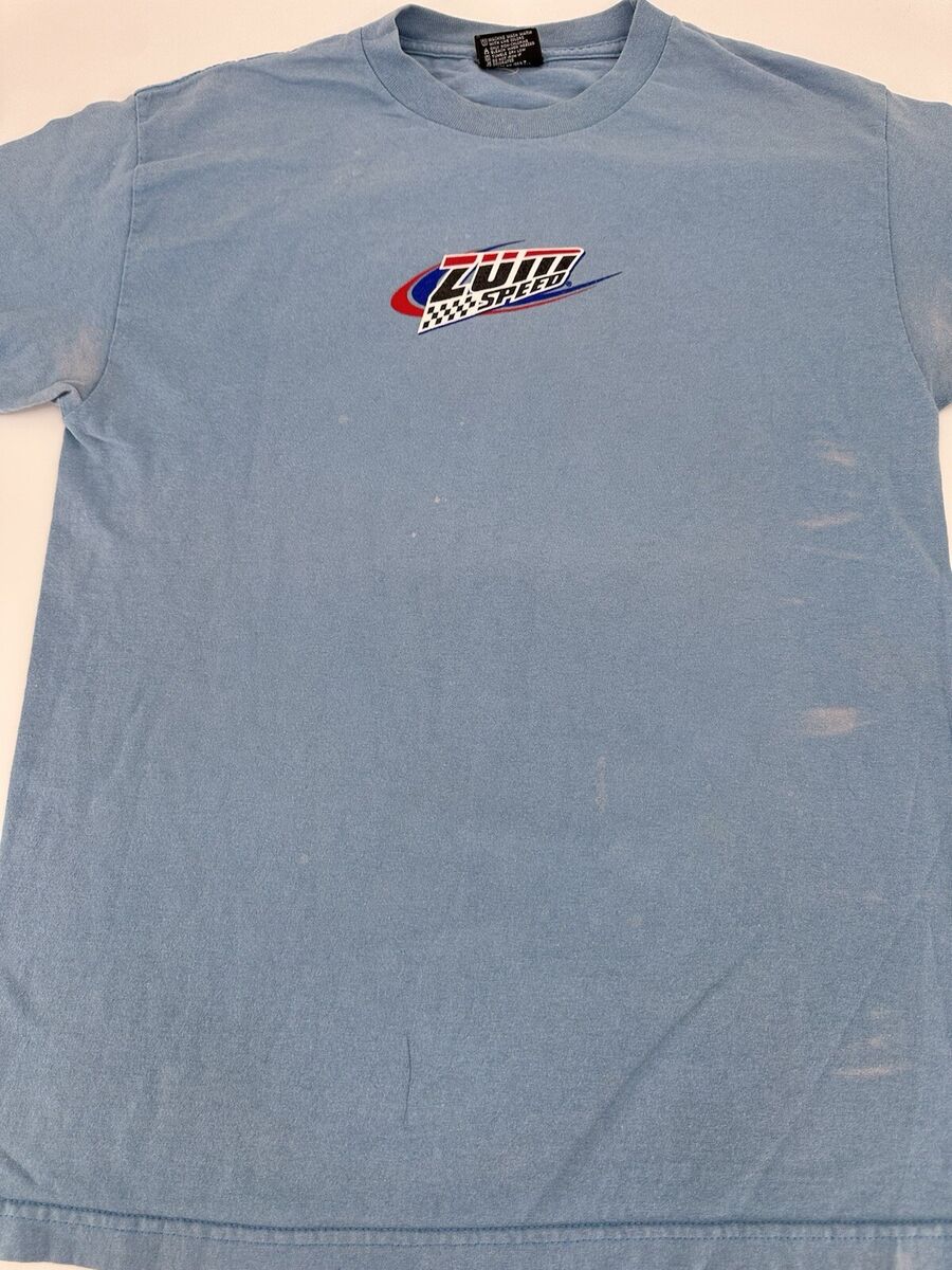 Vintage Y2K ODM Zum Speed Shirt Med Street Duel Racing Cars Vintage Y2K ODM Zum Speed Shirt Med Street Duel Racing Cars