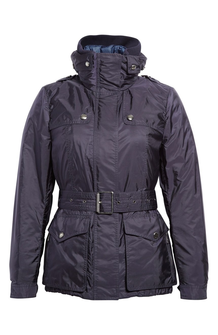 Burberry Brit Balesdean 3-in-1 Belted Down Jacket Coat Parka size M / NEW $1295. image 4
