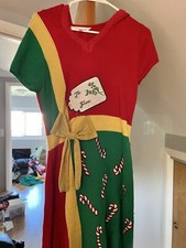 Hooded “Ugly Sweater” Sweater Dress