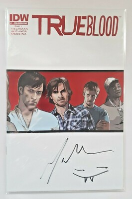 TRUE BLOOD #1, Con Exclusive RED FOIL, SIGNED & SKETCHED Mariah Huehner