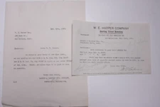 1926 Lamson Goodnow W E Harper Co Sterling Silver New Britain CT Ephemera L498B