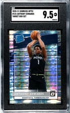 2020-21 Panini Donruss Optic - Rated Rookie  target  #151 Anthony Edwards 9.5