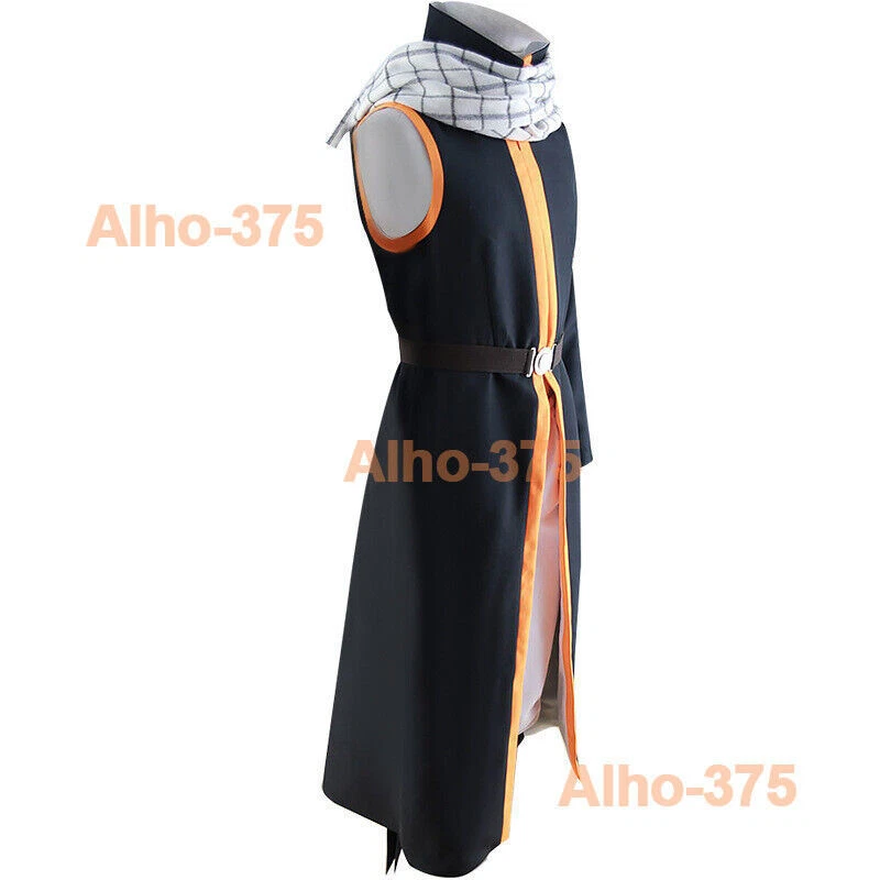 Fairy Tail 7 Years Later Natsu Dragneel Cosplay Costume Party Halloween Outfits - Image 3 of 4