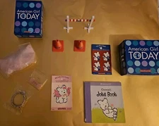 American Girl Of Today Coconut Accessories Lot * Agility* Cupid*Jokes Book