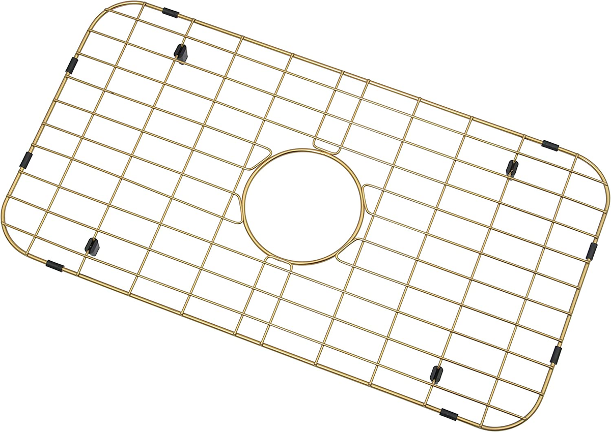 Stainless Steel Sink Bottom Grid Protector - 11.25 X 8.25 Inch Kitchen Sink Rack Mat