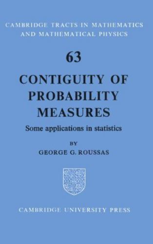 Cambridge Tracts in Mathematics Ser.: Contiguity of Probability ...