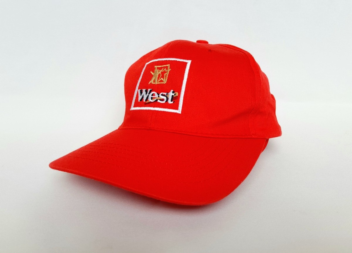 Vintage WEST Cap big logo 90's cigarettes collection Hat , WEST cigarettes  Cap