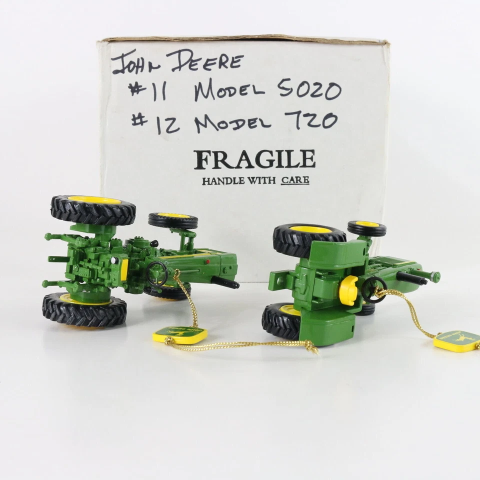 John Deere Model 720 & Model 5020 Tractor Ornaments Danbury Mint - Image 4 of 4