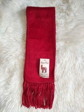 Soft Alpaca Scarf Genuine Peru Hand Knitted Warm Wool Natural Fibre 767