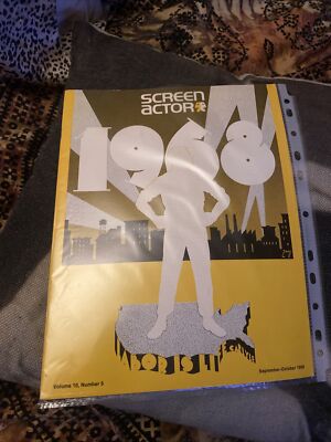 Screen Actors Guild  Magazine   Vol 10 No 5  Sept+ Oct 1968