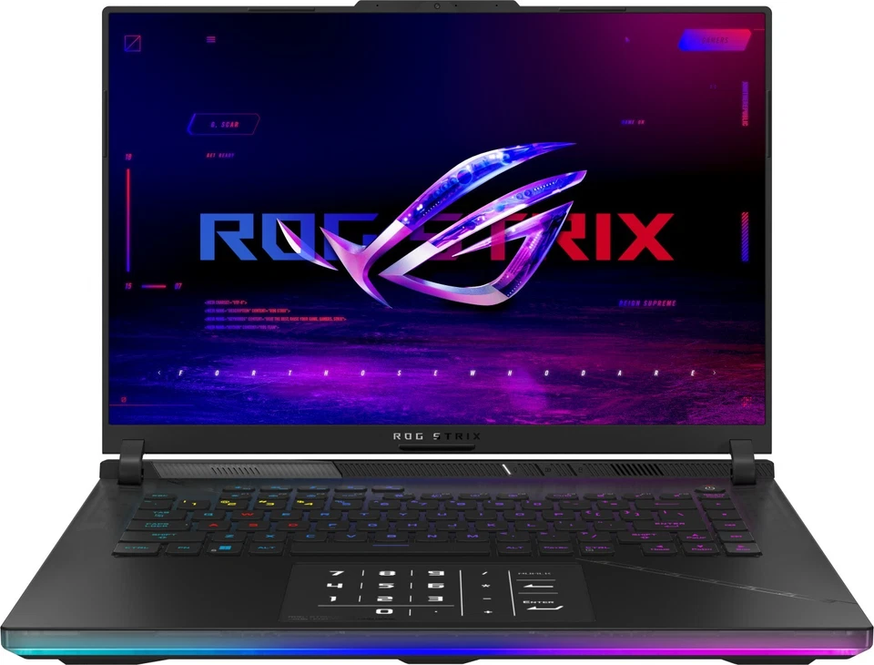 ASUS ROG Strix 16"WQXGA Gamer 240Hz Core i9-13980HX 2TB SSD 32GB NVidia RTX 4090 - Bild 2 von 4