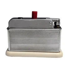 Vintage Art Deco Bakelite Pressto Push Button Automatic Table Lighter - England