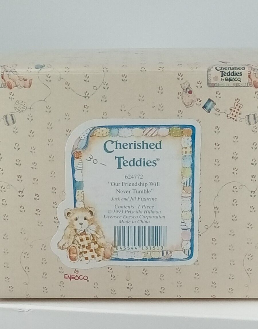 CHERISHED TEDDIES FIGURINE--JACK AND JILL--OUR FRIENDSHIP WILL