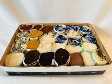 Vintage Rug Cut Yarn Mixed Lot Of Colors 28 Packs Bernat Tabriz Etc. See Photos