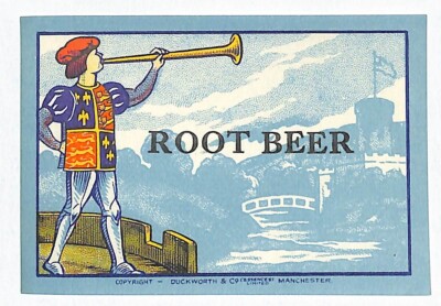 Root Beer Generic Original Label Duckworth & Co. VGC Blowing Horn