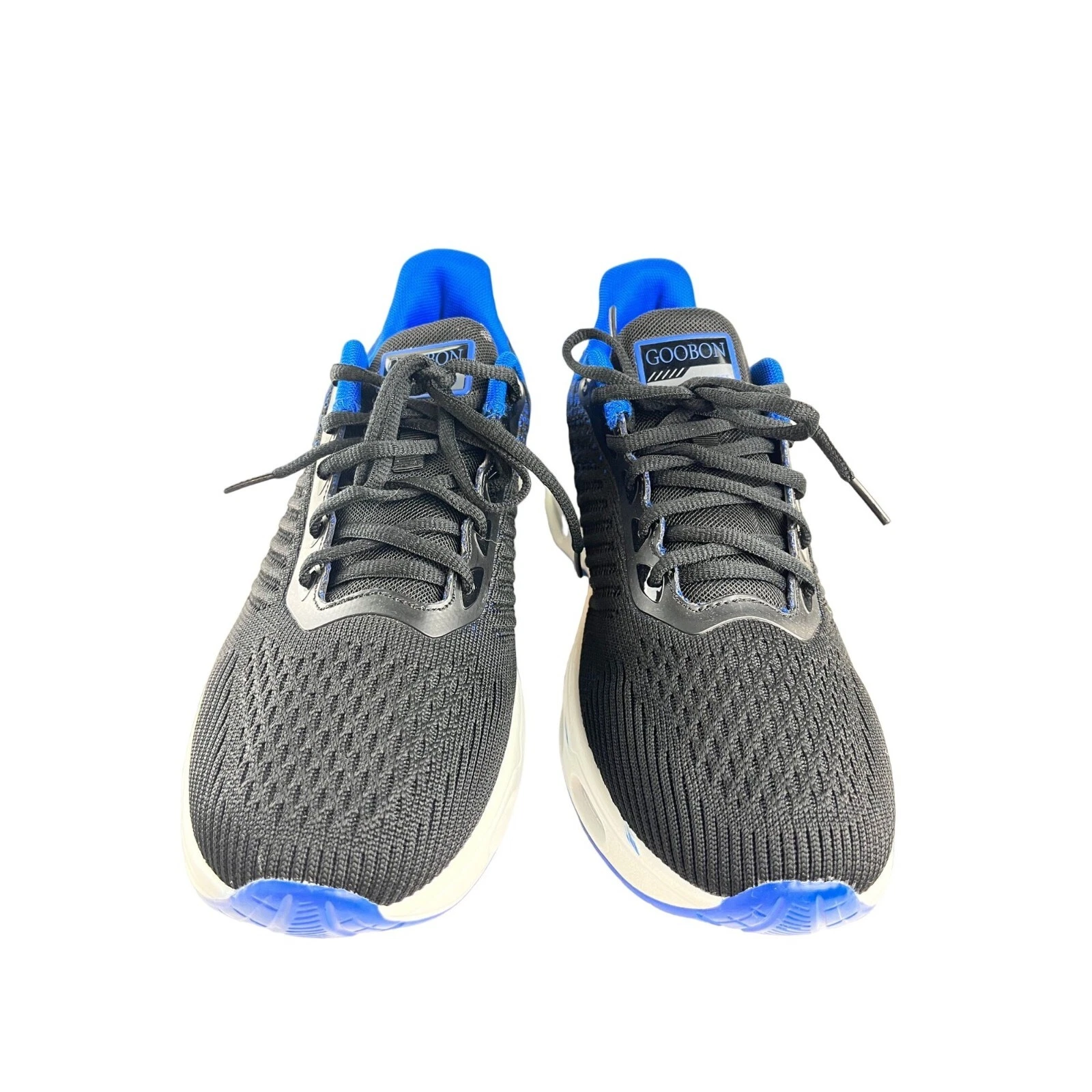 Sporty Black, Blue & White GOOBON Air Shoes Sneakers, Men’s Size 9.5